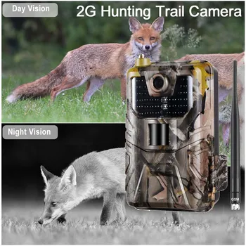 2G Lovske Kamere, SMS, MMS SMTP E-naslov Mobilnega 4K HD 20MP Prostem Wildlife Nepremočljiva Foto Pasti Igra Cam Night Vision
