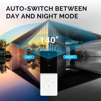 Tuya Wifi Smart Video Zvonec Kamero Z 2-Way Audio Interkom, Night Vision In Brezžične Naprave Vrata Izdelka Home Security Enostaven Za Uporabo
