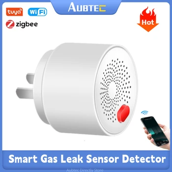 Wifi/Zigbee Tuya Smart Zemeljskega Plina Detektor Senzorja Gorljiv Plin (UNP), Uhajanje Alarm Detektor Smart Sensor Home Security