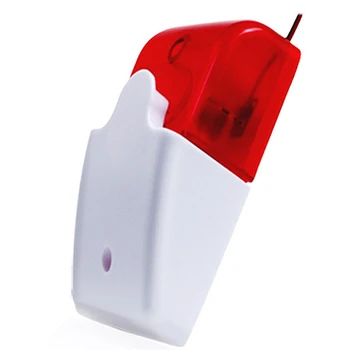 Žično Strobe Sirene Trajne 12V Zvočni Alarm Utripajoča Luč Strobe Sireno za 99 Cone PSTN/ Brezžični Varnostni Alarm