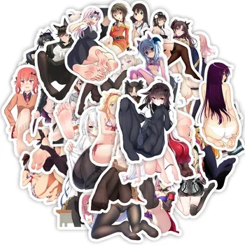 10/30/50PCS Anime Hentai Sexy Dekleta Waifu Tiskovine Nalepke, Laptop Kitara Prtljage Skateboard Nepremočljiva Avto Nalepke Igrača Darilo