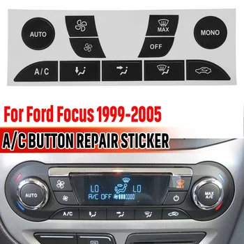 10 Kompleti Za Ford Focus 1999-2005 Black Silver/C Gumb Popravilo Nadomestne Nalepke Nalepke Dodatki