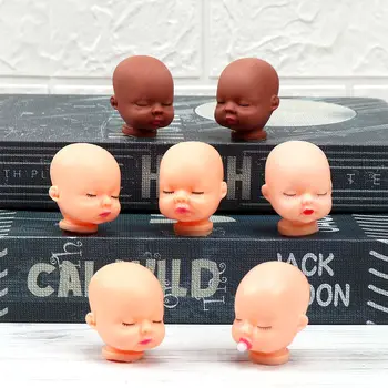 10PCS Spalna Mini Baby Doll Glave Rdeče Roza Ustnice Z Bradavico, Napajalni Obraz Deli Igrač DIY Dodatki, Ročno izdelan Material Obrti
