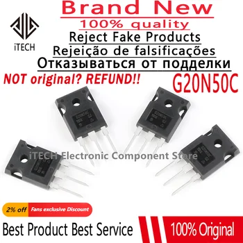 10pcs/veliko Izvirnih SIHG20N50C-E3 SIHG20N50C G20N50C ZA-247 N-kanalni MOSFET 20A 500V 100% Nove in Originalne