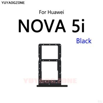 10PCS/Veliko Za Huawei Nova 5i / P20 Lite 2019 Reže za Kartico SIM Pladenj Imetnik kartice Sim Card Reader Socket