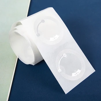 10Pcs Zamenljiva Ponovno Writtable Krog Dia 40 mm Nalepka NFC Kopijo Klon Oznaka