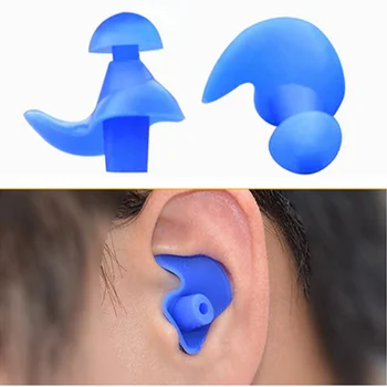 1Pairs Nepremočljiva Plavanje Uho Posnetke z Box Mehki Silikonski Spirala Uho Plug Anti Hrupa Dolgo nosite Brez Bolečine Potapljaške Opreme