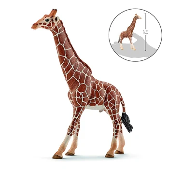 1PC za 6,7 cm/17 cm Ženski Afriki Žirafa Divje Življenje Figurice Igrača PVC Model figuric Zbiranja Igrač Za Otroke Darilo 14750