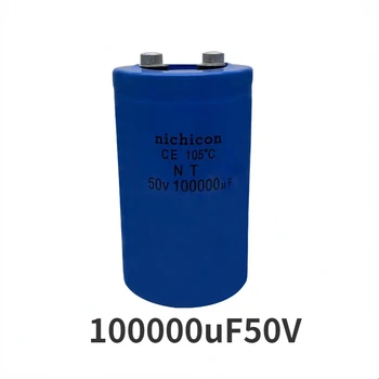 (1PCS) originalni nichicon 50V100000UF vijak Elektrolitski kondenzator 100000MFD50WV mega kondenzator