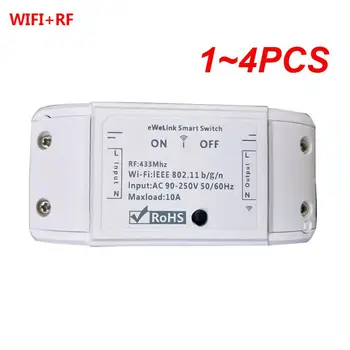 1~4PCS WiFi Smart Stikalo Časovnik Breaker Brezžični APP Telefon, Daljinsko upravljanje Luči Stikala Glasovni Nadzor AMZ Alexa