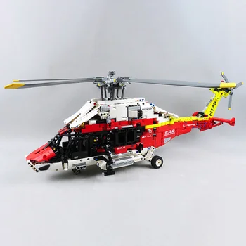 2001pcs Tehnične Aerial Vehicle H175 Reševalni Helikopter Moc Inženiring Serije Blok Opeke Združljiv 42145 Izobraževanja Otrok Igrača