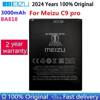 2024 100% Prvotne Visoke Kakovosti 3000mAh BA818 Baterija Za Meizu C9 pro Mobilnega Telefona Baterije Zamenjava Baterije Bateria