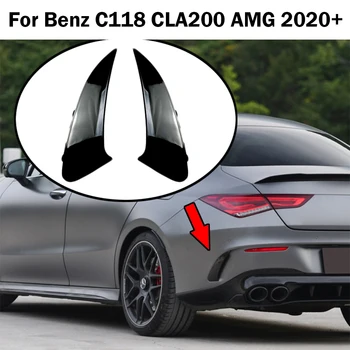 2Pcs Zadnji Odbijač Trim Lip Spojler Strani Zraka Vent Trim za Mercedes Benz C118 CLA35 CLA45 CLA180 CLA200 CLA250 AMG Line 2020+