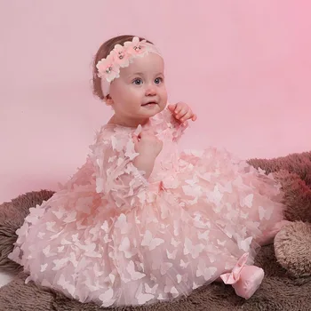 3 6 12 18 24 36 Mesecev Novorojenčka Obleko Cvetje Očesa Moda Stranka Malo Princesa Baby Obleko Božično Darilo Za Rojstni Dan Otroci Oblačila