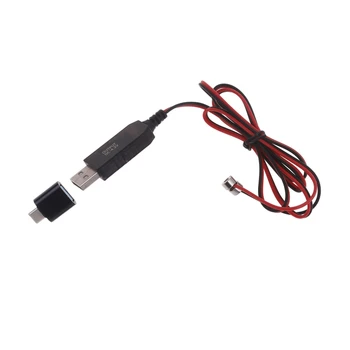 3,7 V Polnilna Litijeva Baterija, USB 4,2 V Magnetni Naboj Kabel+ Tip-C Adapter