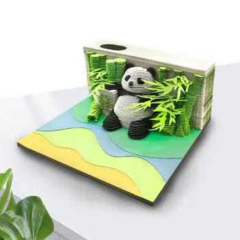 3D Memo Pad 3D Lepljive Opombe Umetnosti Ustvarjalni Mizi Koledar Diy Opombe Beležnica Papir Carving Koledar Obrti Namizno Dekoracijo
