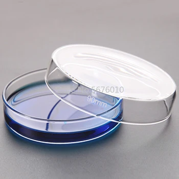 5 Piecs/paket 90 mm Boro Stekla petrijevkah Dostopna za Celice Jasno Sterilne Kemičnih Instrument Kulture Jed Lab Dobave