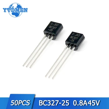 50pcs BC327-25 Tranzistor Ojačevalnik Tranzistorji nastavite 45v 800mA Silicij PNP BJT Triode Tranzistorjev Elektronske Komponente Na Zalogi