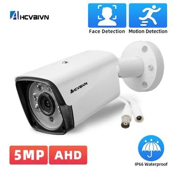 5MP AHD CCTV Analogni Bullet Video nadzorna Kamera na Prostem Nepremočljiva Gibanja Zaznavanje Obraza AHD DVR Varnostne Kamere BNC XMeye