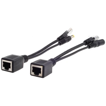 5Pairs POE Kabel Pasivne Power Over Ethernet Adapter Kabel POE Delilnik RJ45 Napajanje Napajalni Modul 12-48v Za IP Camea