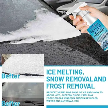 60ML Set Led Odstranjevalec Spray Pozimi Vetrobransko steklo Avtomobila Deicer Sneg Odstranitev Spray Odtajanje Sneg Spray Proti zmrzovanju Frost Protection