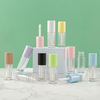 6ML Prazno Lip Gloss Cevi Plastičnih Povratne Steklenice Tekoče Šminka Posodo Lipgloss Vzorec Steklenico Kozmetični Cev