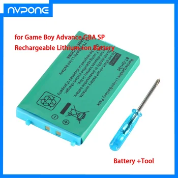 850mAh Baterija Za GBA SP Baterije Akumulatorske Litij-ionske Baterije Za Nintendo Game Boy Advance z izvijačem