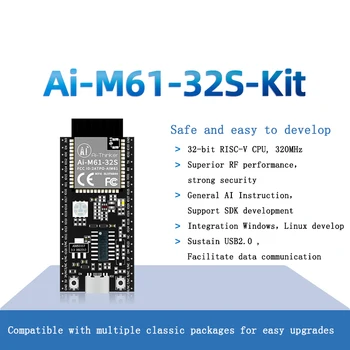 Ai-M61-32S kit Ai-xinker WiFi6 Bluetooth BLE5.3 kombinirani modul BL618 čip Ai-M61-32S razvoj odbor WiFi-6 WiFi 6 Ai-M61-32S