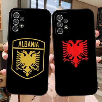 Albanija Zastavo Primeru Telefon Dodatki Za Samsung A02 A53 A13 A21 A22 A33 A31 A52 A73 A32 A50 A20 A40 A23 S Pokrovom Nazaj