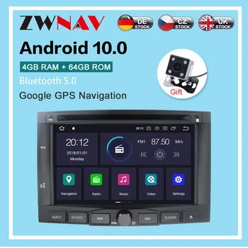 Android 10.0 4+64 G Avto Radio, GPS Navigacija za PEUGEOT 3008/Peugeot 5008 2009-2015 Multimedijski Predvajalnik, Radio stereo vodja enote