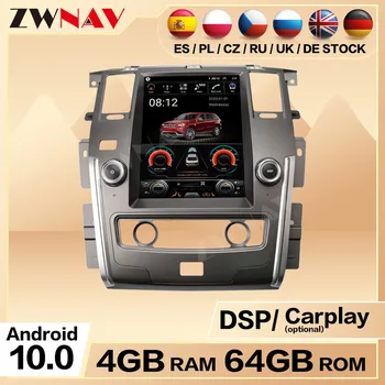 Android 10 2 Din Zaslon '12.1'For Nissan Patrol Avto Radio Multimedijski Predvajalnik Carplay Bluetooth DSP GPS Navigacija Vodja Enote za Avdio
