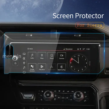 Avto Nalepke Screen Protector Za Carplay GMC Sierra 2023 Zaslon Kaljeno Steklo Zaščitno folijo Navigacija Avtomobilski Pribor