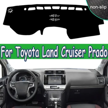 Avto Notranjo nadzorno ploščo Kritje Za Toyota Land Cruiser Prado 2018 2019 Auto Dash Mat Preprogo Cape Anti-sun Sun odtenek Dashmat 2015