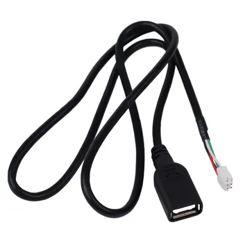 Avto USB Kabel Adapter Za Android Univerzalno 4Pin Radio Stereo Priključek Kabel Podaljšek Adapter Za Večino Avtomobilov

