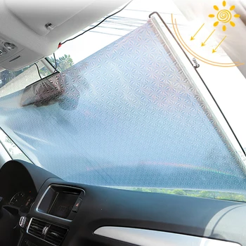 Avto Zložljive Vetrobransko steklo Dežnik Zložljiv sončnega Stanja Anti UV Sonce Odtenek Blok Avto Okno Odtenek Auto Dodatki 68X125CM