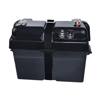 Baterija Škatla za Shranjevanje Posode s Traku Prenosni Organizator Baterije Nosilec za Avtomobile na Prostem ATV Avtodom Panulo Motornih