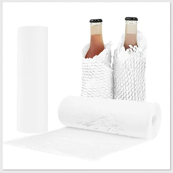 Belo Satja Papir 30 cm Širina Dolžina 10m 10m/Roll, Zavijanje Kraft Embalaža Vozni Darilni Papir