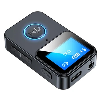 Bluetooth 5.0 Avdio Sprejemnik Podpira TF Kartice, MP3 Predvajalnik Lossless Oddajnik FM Daljinski upravljalnik Brezžični Zvočni Adapter