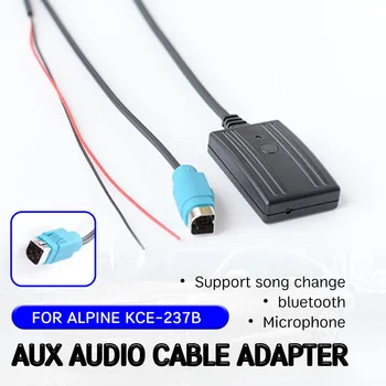 bluetooth Aux Sprejemnik Kabel Adapter z mic Hands-free Hi-fi wireless audio vmesnik za Alpsko 2009+ CDE-W203Ri za KCE-237B