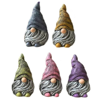 Božič Smolo Gnome Figur Namiznih Dekorativnih Smolo Kip Dekoracijo R7UB