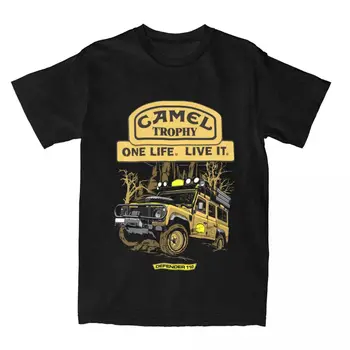 Camel Trophy Logotip Moških Defender 110 Po Kopnem Voznik T Shirt Merch Smešno Tees Kratek Rokav T-Majice Bombaž Poletje Vrhovi