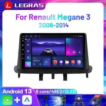 Carplay Brezžični Android Auto 4G WIFI GPS Za Renault Megane 3 Fluence Samsung SM3 2008 - 2014 Multimedijski Predvajalnik, Avto Radio