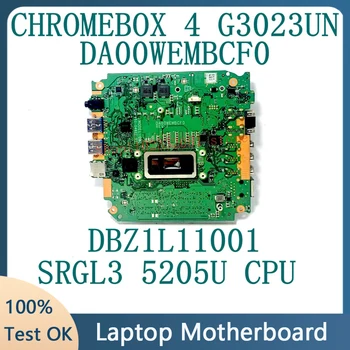 DA00WEMBCF0 Za ASUS CHROMEBOX 4 G3023UN Prenosni računalnik z Matično ploščo Z SRGL3 5205U CPU DBZ1L11001 DB.Z1L11.001 100% Popolnoma Preizkušen Dobro