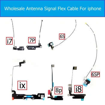 Debelo 5pcs Antene wifi signala flex kabel Za iPhone 6s 7 8 plus X 10 Signala GPS Flex Kabel na glasneje Zvočnik, zamenjava