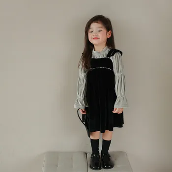 Dekleta Obleke Obleko Obleko Določa Jeseni Leta 2023 Nov Slog Telovnik Krilo Moda Rojstni Dan Obleko Baby Tujih Stil Dekle Obleko Dekle Oblačila