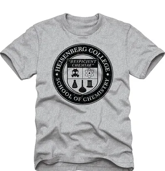 Design T Shirt Nove Vroče Prodaje Tiskanje Breaking Bad Heisenberg College School Of Chemistry Odraslih T-Shirt Smešno Tee Unisex Majica