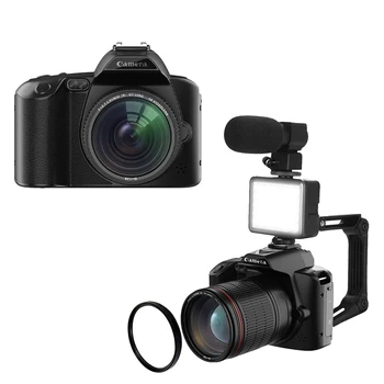 Digitalna Fotografija Camera 4K WIFI Web Cam Letnik Vlog Video Snemalnik 64MP kamere Kamere Zoom Fotoaparat Blogging