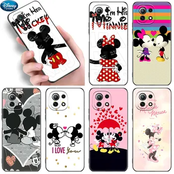 Disney Minnie Mickey Mouse Ljubezen Primeru Za Xiaomi Mi 12 11 Lite NE 11i 11T 12S 12X F1 POCO C40 X4 X3 NFC GT F3 M3 M4 Pro 5G Pokrov