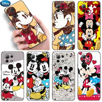 Disney Srčkan Minnie Ljubezen Mickey Mouse Primeru Za Xiaomi Mi 12 11 Lite NE 11i 11T 12S 12X F1 POCO C40 X4 X3 NFC GT F3 M3 M4 Pro 5G