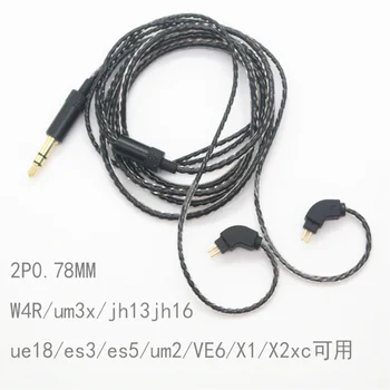 diy slušalke žične 0.78 mm pin JH1964 UE18 W4R